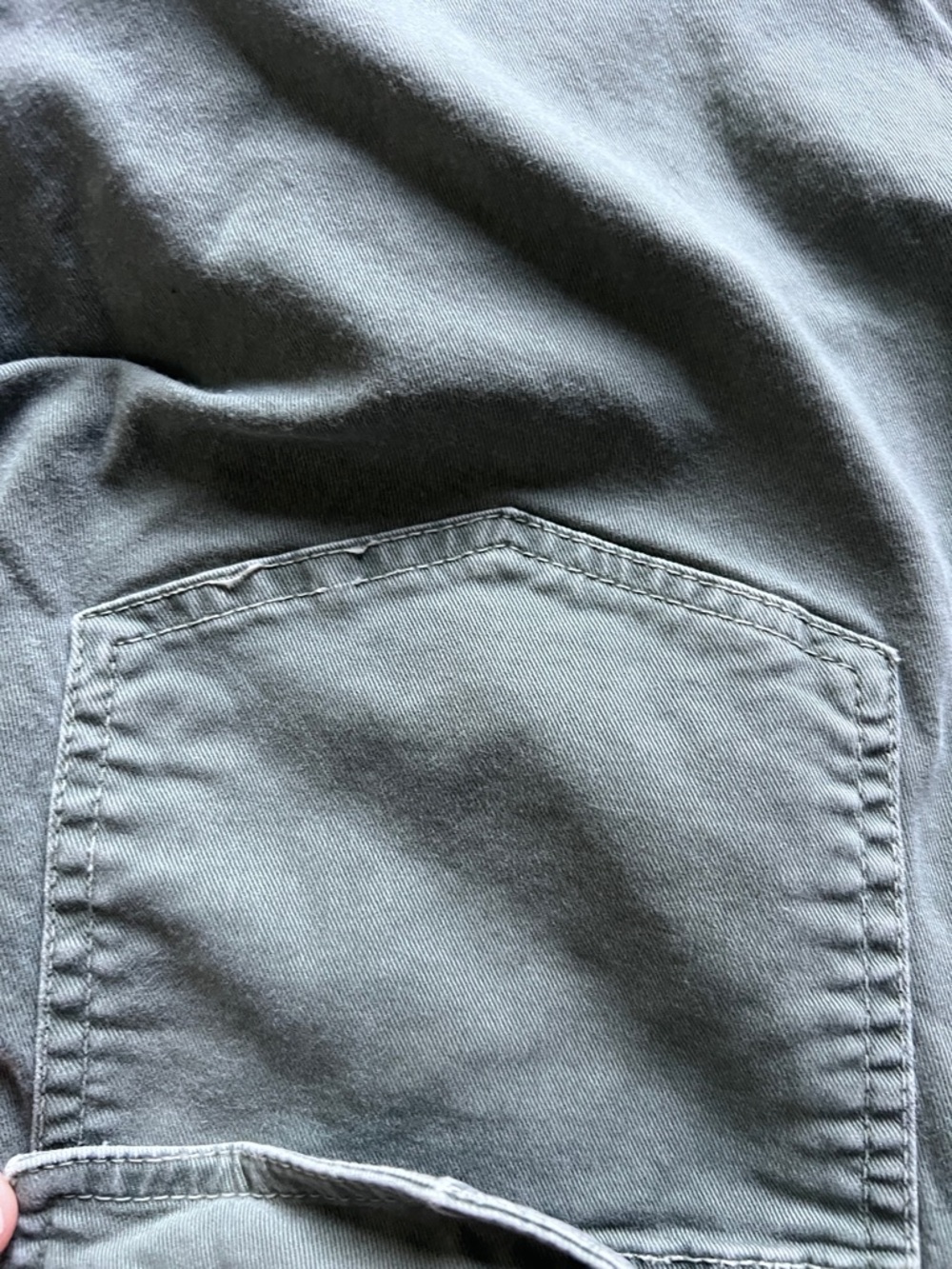 Nili Lotan UTILITY COTTON PANT - Size 0 - Vintage Wash Thyme - Picture 8 of 9